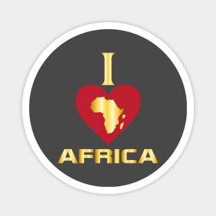 I love Africa, African civilizations Magnet